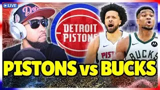Pistons Fade Late, FALL To Bucks In HOTLY CONTESTED Matchup!