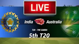 🛑LIVE- INDIA vs AUSTRALIA, 5th T20🛑AUS vs IND 2025🛑CRICKET 24 GAMEPLAY🛑LIVE MATCH STREAMING🏏🏆🏏