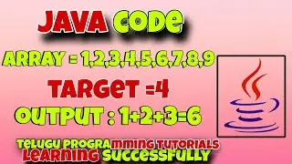 stop adding if target found(1,2,3,4,5,6,7,8,9) = 1+2+3 = 6 target = 4