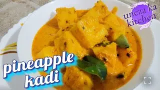 Pineapple Kadhi Recipe 🍍 | Sweet & Tangy Unique Kadhi | Unezakakitchen