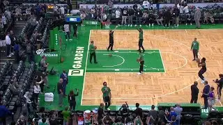 Marcus Smart drills BACKWARDS shot in pregame 😂🎯