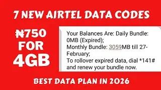 7 Codes To Get Cheapest Data From Airtel | How To Get Cheap Data #cheapdata