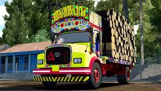 TATA SE INDIAN TRUCK CHALLENGE IN KERALA FOREST ROADS🔥😮ETS2 GAMEPLAY Indian Mods