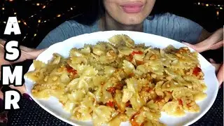 АСМР Макароны с мясом под соусом терияки || Pasta with meat with teriyaki sauce