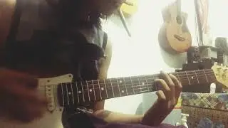 Distortion of my brother&rsquo;s 🎸 #guitar  #riffs