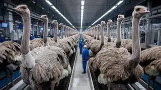 How Farmers Raise Millions of Emus for Meat, Oil & Leather  Inside Modern Emu Farming 🐣