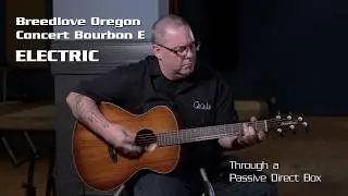 Breedlove Oregon Concert E | 60 sec acoustic | 60 sec electric | 60 sec review
