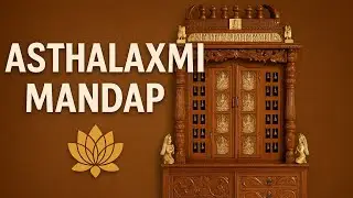 Southindian Temple designs for home🛕 | Teakwood temple designs | Hindu mandir | Asthalaxmi altar