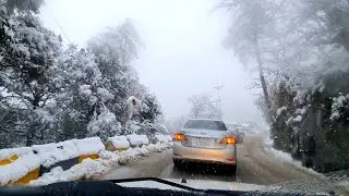 Murree Snowfall | Snowy Road | Vlog | Pakistan travel