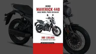 Hero Maverick 440 Base Model Price Revealed