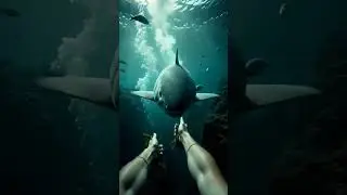 I Was Dragged Under By a Massive Shark! *POV* Heart-Stopping Underwater Encounter 😱🦈