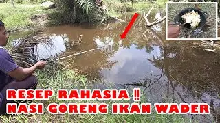 🍃RESEP RAHASIA‼️NASI GORENG IKAN WADER #fishing #friedrice #tranding #viral