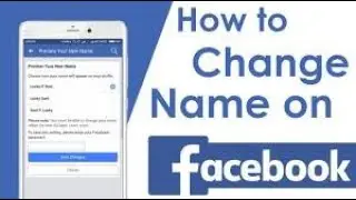 How To Change Facebook Profile Name in Facebook 2020