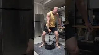 165 One Hand Lift (Thumbless) PR with Fat Grips Extreme #griptraining #workout #grip #gym