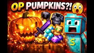 Minecraft But Pumpkins Are EXTREMELY OP 😱