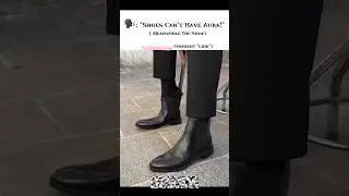Premium black Chelsea boots 👞🖤Classy look, strong quality💎 #BlackShoes #ChelseaBoots #shorts