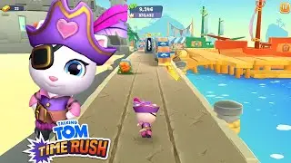 Talking Tom Time Rush | Pirate Angela Gameplay | Endless Gameplay Walkthrough