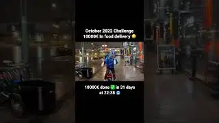 Earned 10000&euro; in one month in food delivery ✅🍾 #10kchallenge #timurfearless #nolifeoctober