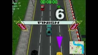 Midtown Madness 2 on Asus Eee PC 1005HA on Windows XP
