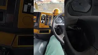 POV mengemudi Dump truk SHACMAN F3000 ke Lokasi pembongkaran Muatan