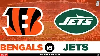 Cincinnati Bengals vs New York Jets LIVE Stream Scoreboard, Play-By-Play Highlights Reaction