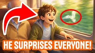 NO ONE Believe What He Saw OUTSIDE of The Train! | English Storytime with PEC