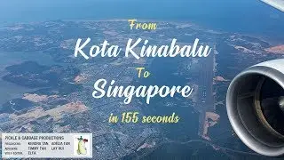 Flying from Kota Kinabalu to Singapore - adventures with AirAsia