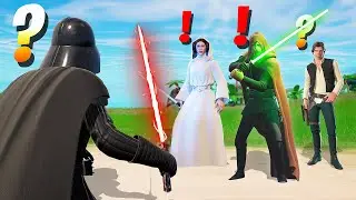 NOUVEAUX BOSS STAR WARS contre DARK VADOR sur FORTNITE !