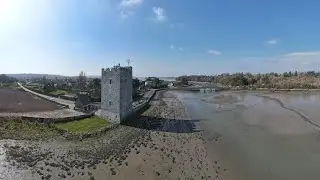 Belvelly Castle drone view fota island Co Cork