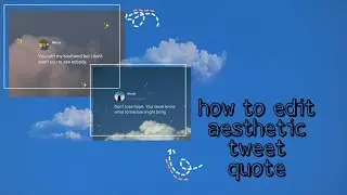Tweet quote edit!? || itsme nnz