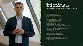 Announcing new Oracle Analytics Cloud innovations highlights