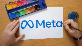 How to draw a Meta logo