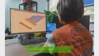 Cable Harness Factory LVDS Cable Integration In Electronics for Extended Video Systems High-Contrast