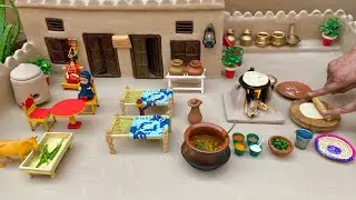 Special Dal Masoor Recipe | Dhaba Style Dal Curry | Mini Cooking | Pak Miniature Village