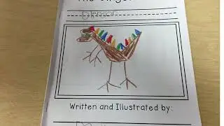 Devin's book. The gingerbread dinosaur