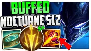 BUFFED LETHAL TEMPO/AXIOM ARC TURNS NOCTURNE S+ TIER! (20 SEC R) | Nocturne Jungle Season 12 LoL
