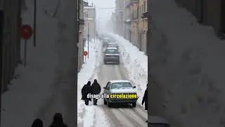 Nevicata a Enna: magia e disagi nella citt&agrave; siciliana