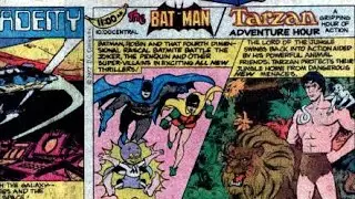 CBS SATURDAY MORNING 1977 - Comic Ad - Batman! Tarzan! Three Stooges!