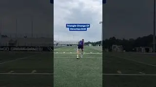 Triangle Change Of Direction Drill #changeofdirection #footballshorts #soccertraining