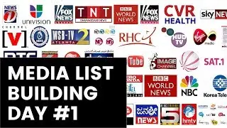 Building a media list, finding influencers and hijacking competitor's audience.