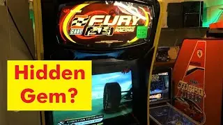 Little known gem? Super rare Midway Cart Fury sit down arcade cabinet!