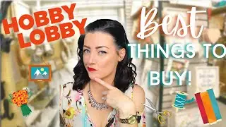 9 BEST Things to Buy at Hobby Lobby | Best Deals at Hobby Lobby | Craft Supplies, Home Decor & More!