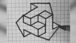 How to draw IMPOSSIBLE 3D ARROWS Optical Illusion #shorts #shortsdrawing #MrArtist