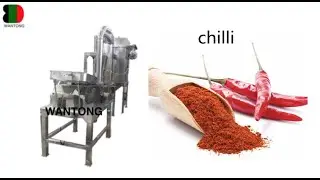 WANTONG&nbsp;WSDF&nbsp;Automatic&nbsp;Chili&nbsp;Turmeric&nbsp;Pepper&nbsp;Powder&nbsp;making&nbsp;Grinding&nbsp;Processing&nbsp;Grinder&nbsp;Machine