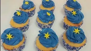 How To Make Deep Blue Butter icing 💙