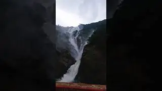 The Breathtaking Dudhsagar Falls Viewd From The Goa Express | #Dudhsagar #Nature #Goaexpress #Travel