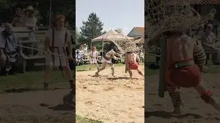 The Retiarius Net: Blessing OR Curse? नेट🔱 #history #gladiator #arena #fight #CombatSports #hema