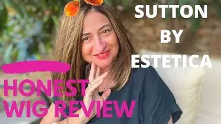 NEW WIG REVIEW. Sutton by Estetica  Color CKISSRT4 Caramel KISS.