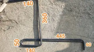 cantilever slab sajja reinforcement bending !! bar bending machine