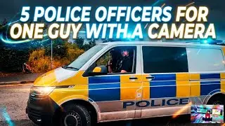 ПЯТЬ ПОЛИЦЕЙСКИХ И ТРИ ПОЛИЦЕЙСКИХ АВТОБУСА ДЛЯ ГРАЖДАНСКОГО ЖУРНАЛИСТА 😳👮&zwj;♂️❌️